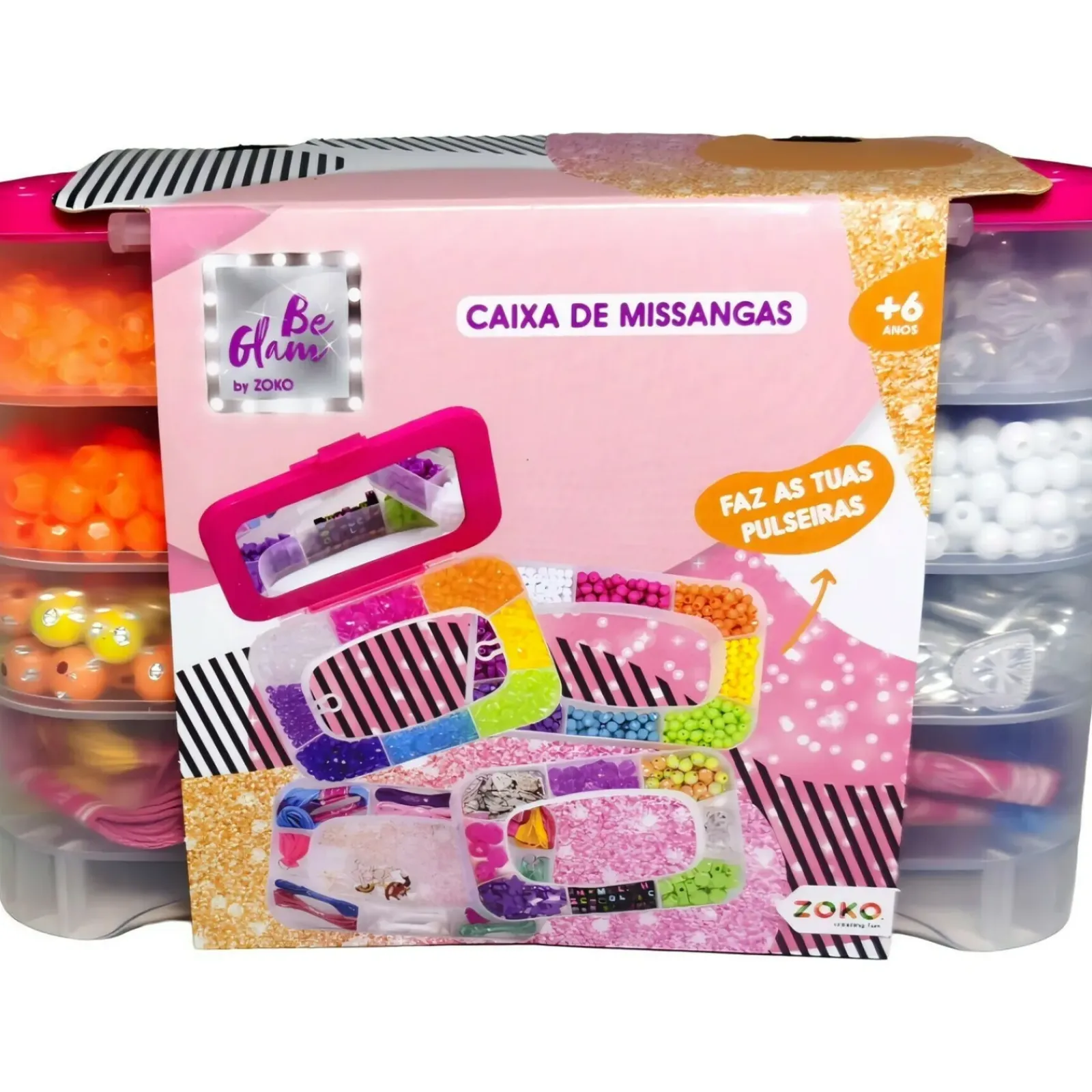 Zoko-Be Glam Didáticos > Be-Glam Caixa De Bijuterias 4 Andares