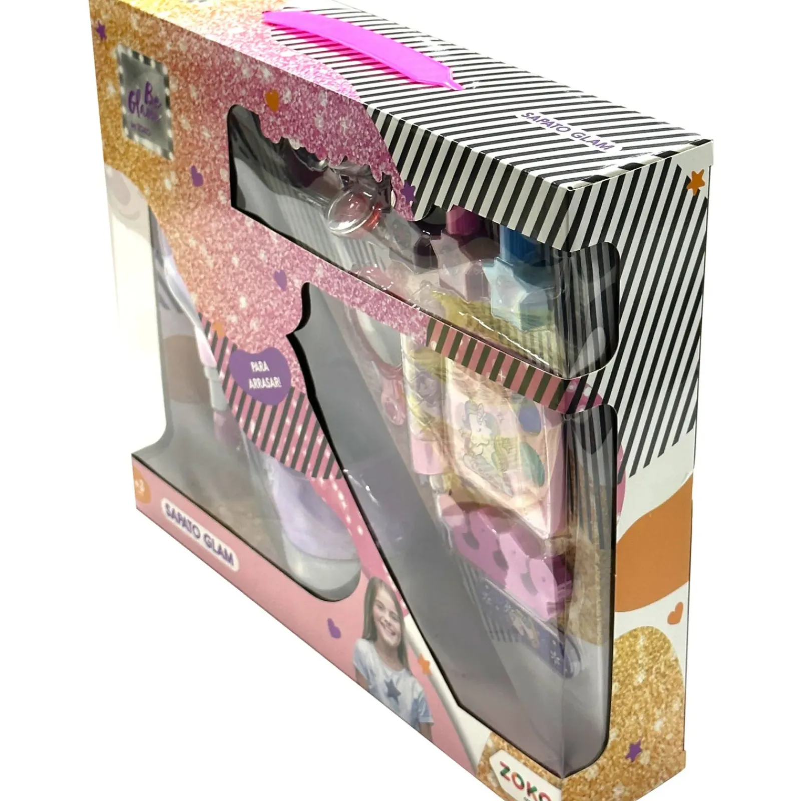 New Zoko-Be Glam Be-Glam Maquilhagem Sapato De Cristal