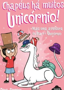 Nuvem De Letras Banda Desenhada E Novelas Gráficas > Bia e o Unicórnio - Chapéus Há Muitos, Unicórnio! de Dana Simpson - N.º 7