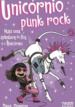 Nuvem De Letras Bia e o Unicórnio - Livro 17: Unicórnio Punk Rock de Dana Simpson
