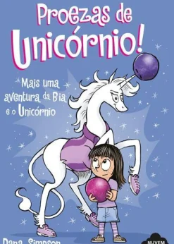 Nuvem De Letras Banda Desenhada E Novelas Gráficas > Bia e o Unicórnio - Proezas de Unicórnio! de Dana Simpson