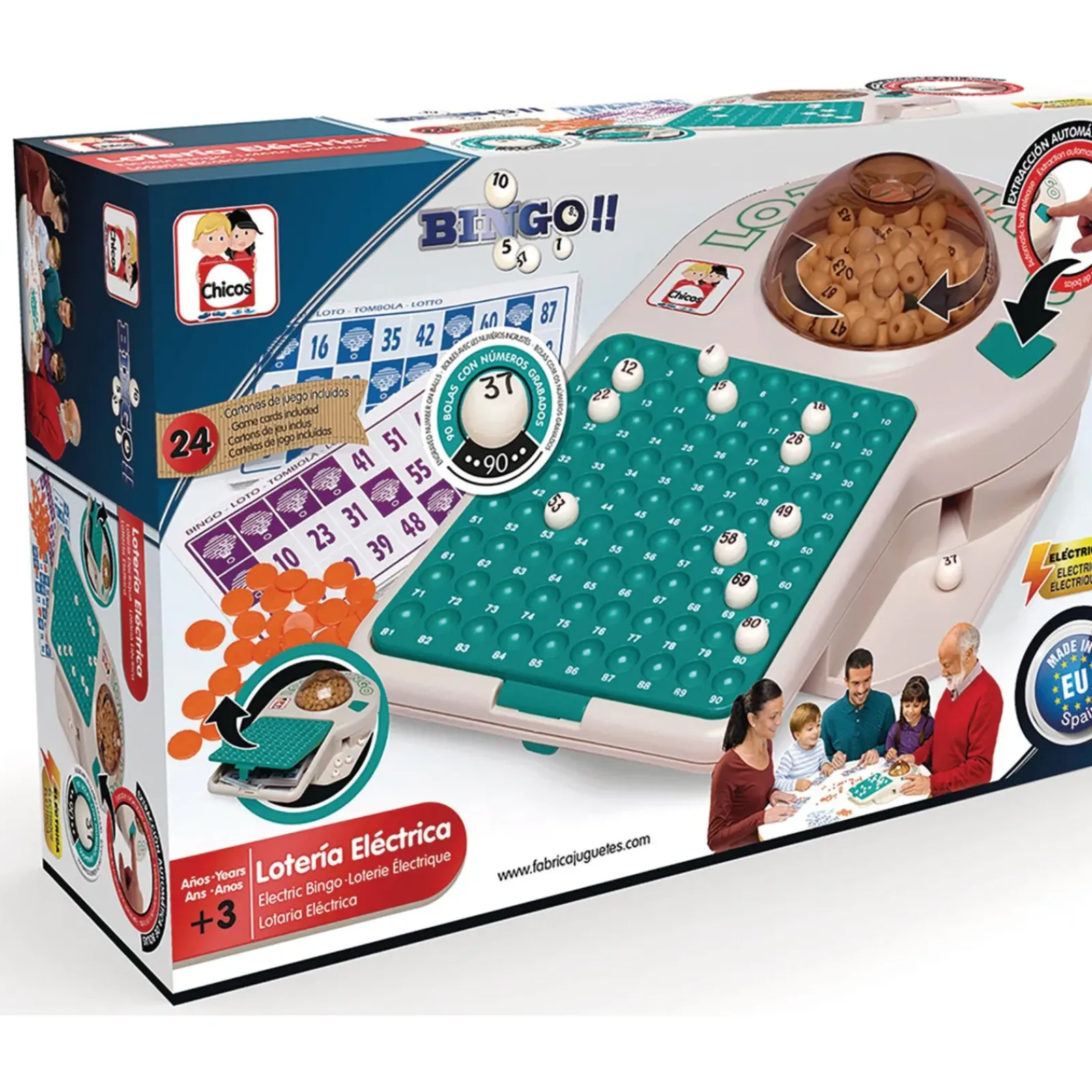 Chicos Jogos De Família E Amigos > Bingo Eléctrionico