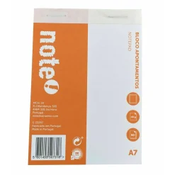 Clearance Note! Bloco De Apontamentos A7 Liso