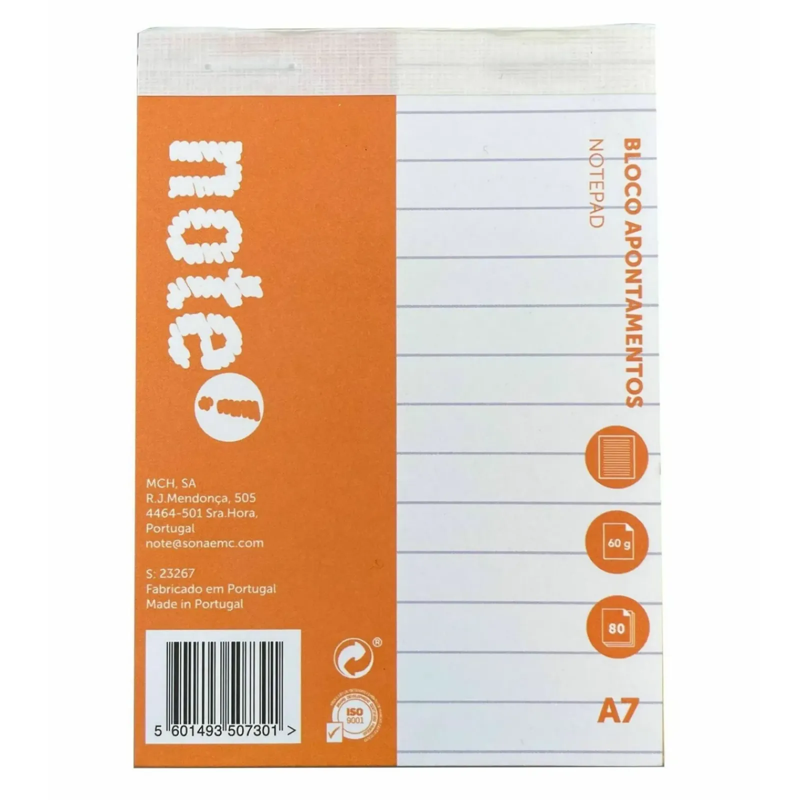 Discount Note! Bloco De Apontamentos A7 Pautado