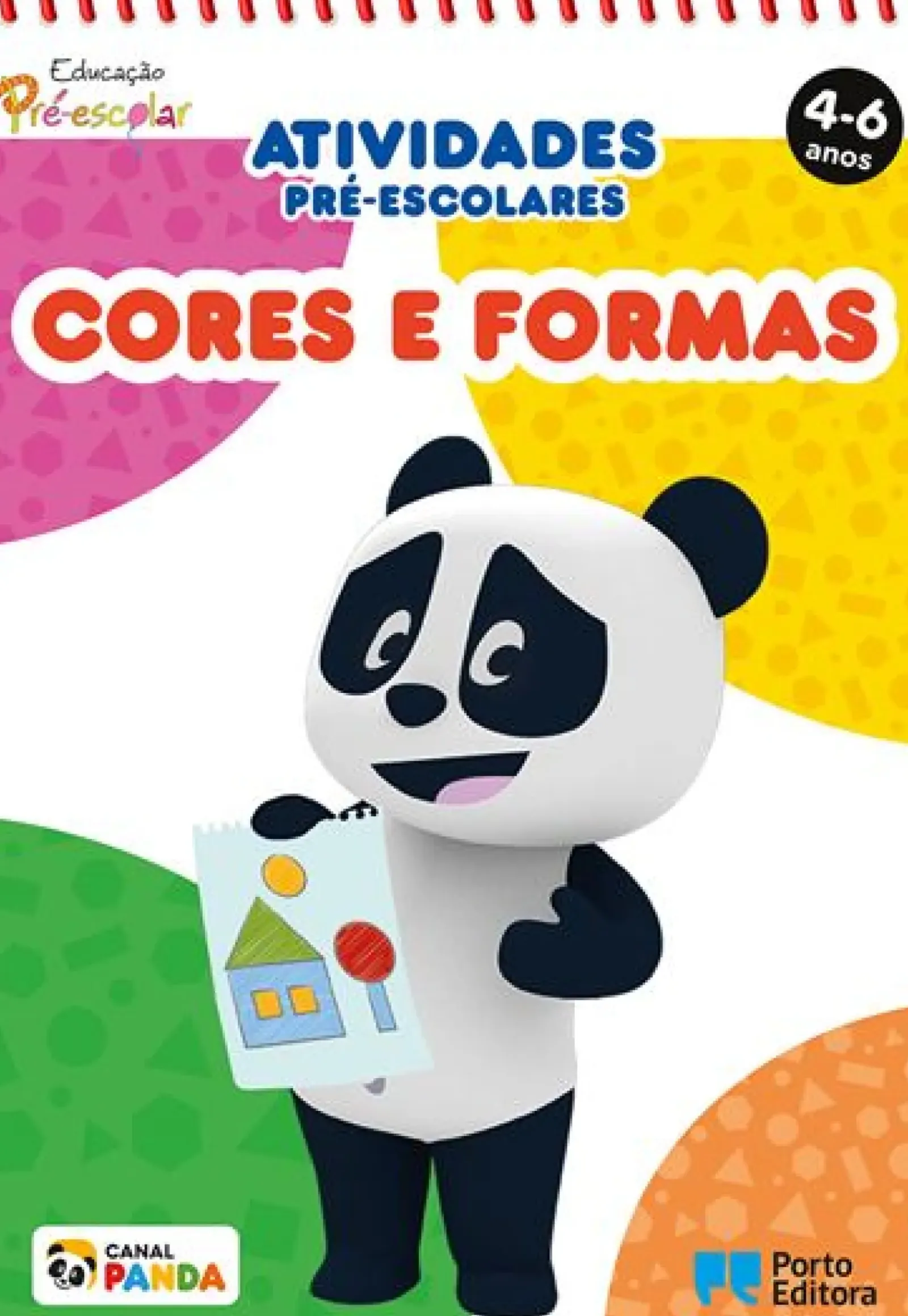 Sale Porto Editora Bloco de Atividades Pré-Escolares Panda: Cores e Formas - 4-6 Anos