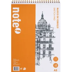 Discount Note! Bloco de Esboço A3 100 Folhas