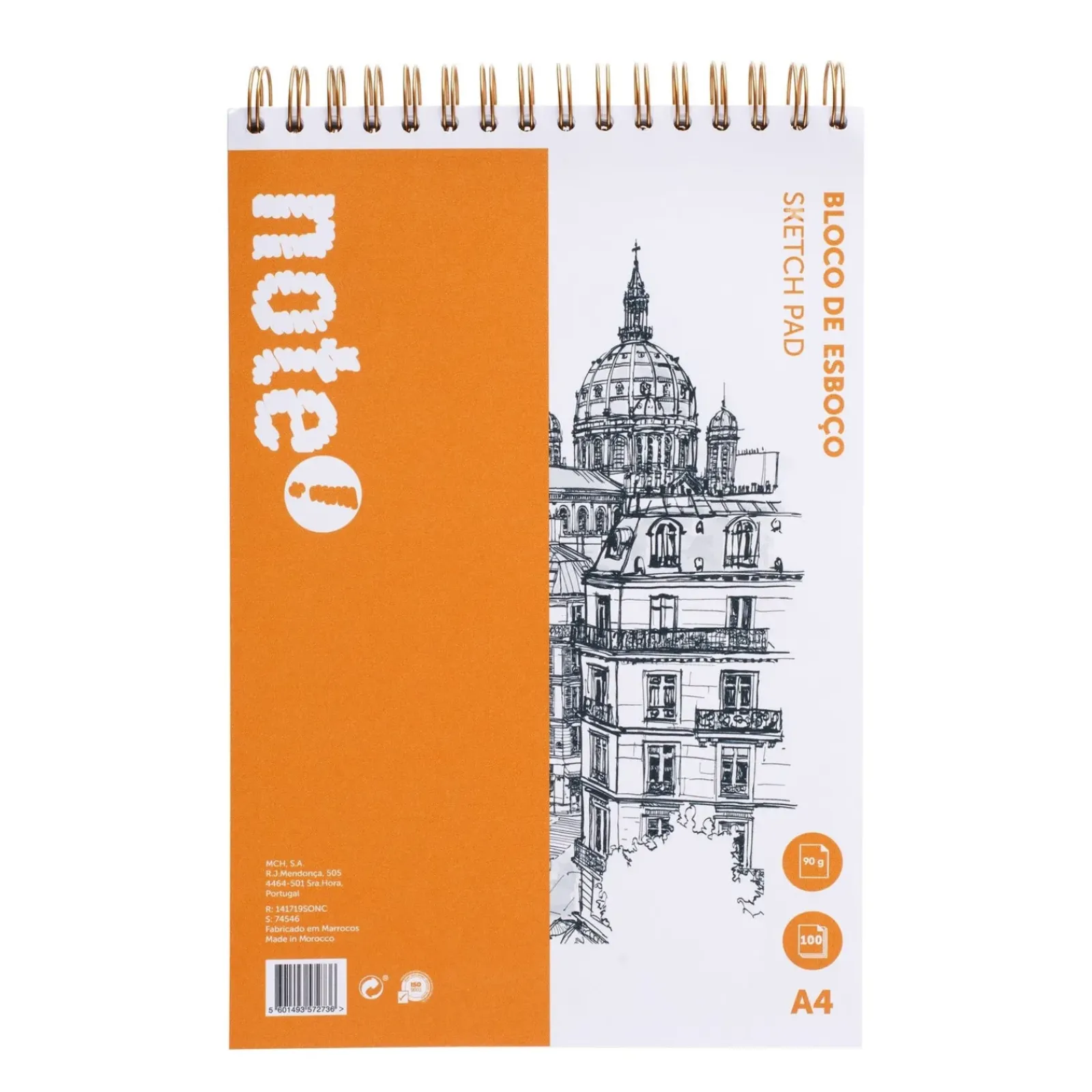 Note! Papéis Especiais > Bloco de Esboço A4 100 Folhas