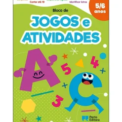 Hot Porto Editora Bloco de Jogos e Atividades - 4/5 Anos