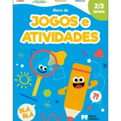 Sale Porto Editora Bloco de Jogos e Atividades - 2/3 Anos