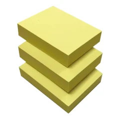 Outlet Note! Bloco de Notas Aderente 5 x 4 x 3cm 3 unidades Amarelo