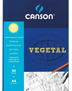 Canson Papéis Especiais > Bloco de Papel Vegetal A4