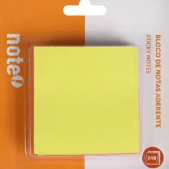 New Note! Bloco Nota Aderente 76*76Mm 240 Folhas 4 Cores