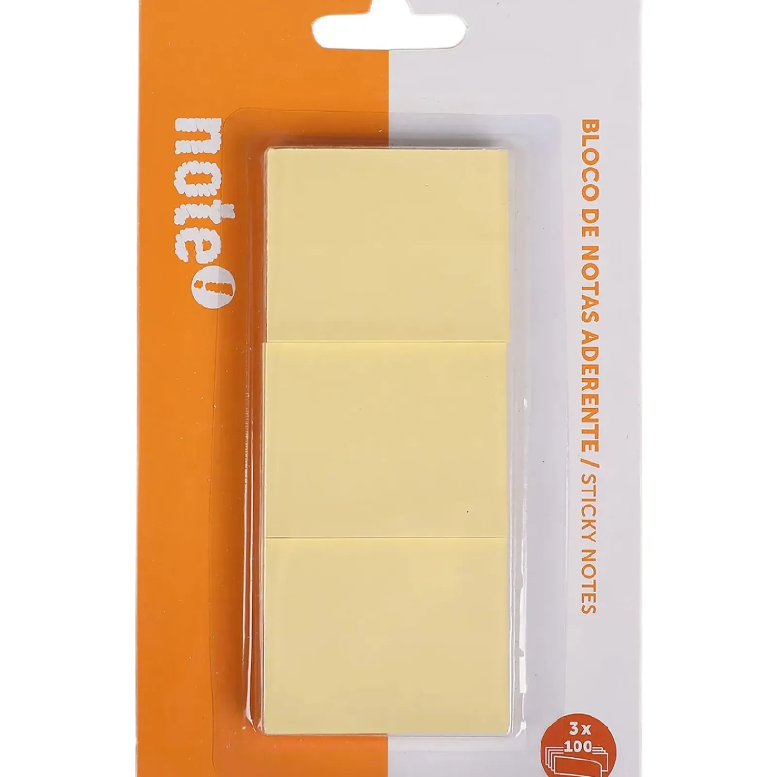 Note! Bloco Notas Aderente 50*40*3 100 Folhas Amarelo
