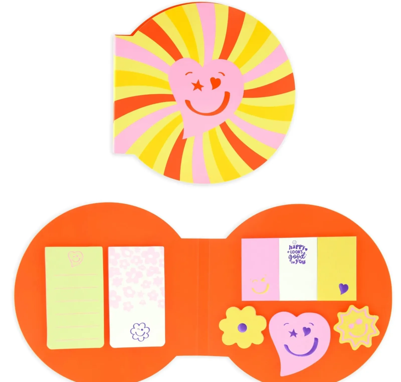 Sima Cadernos E Blocos > Bloco Notas Aderentes A6 - Happy Days