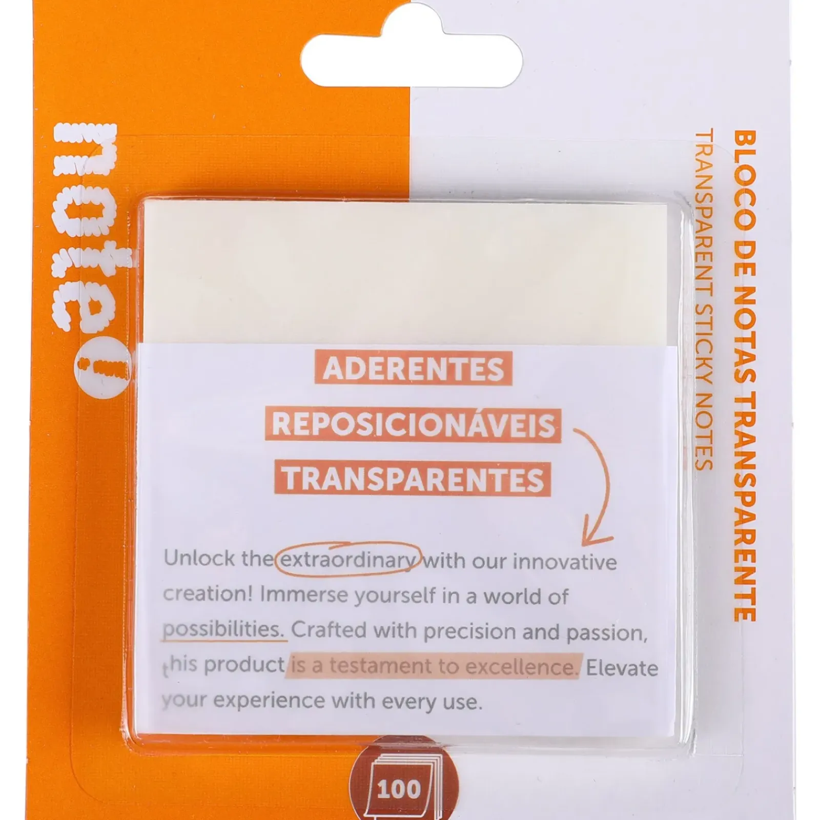 Hot Note! Bloco Notas Aderentes 75x75mm