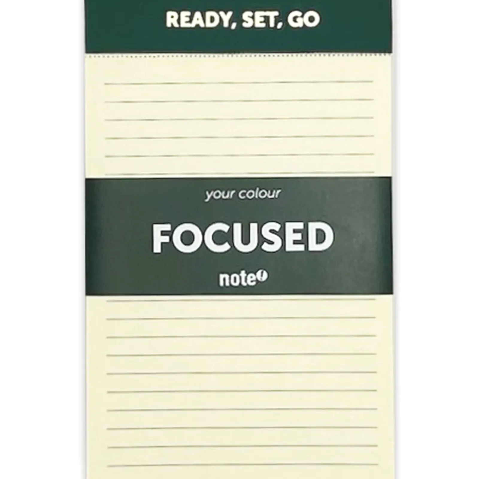 Note! Cadernos E Recargas > Bloco Notas Pautado 65 Folhas Your Colour Verde