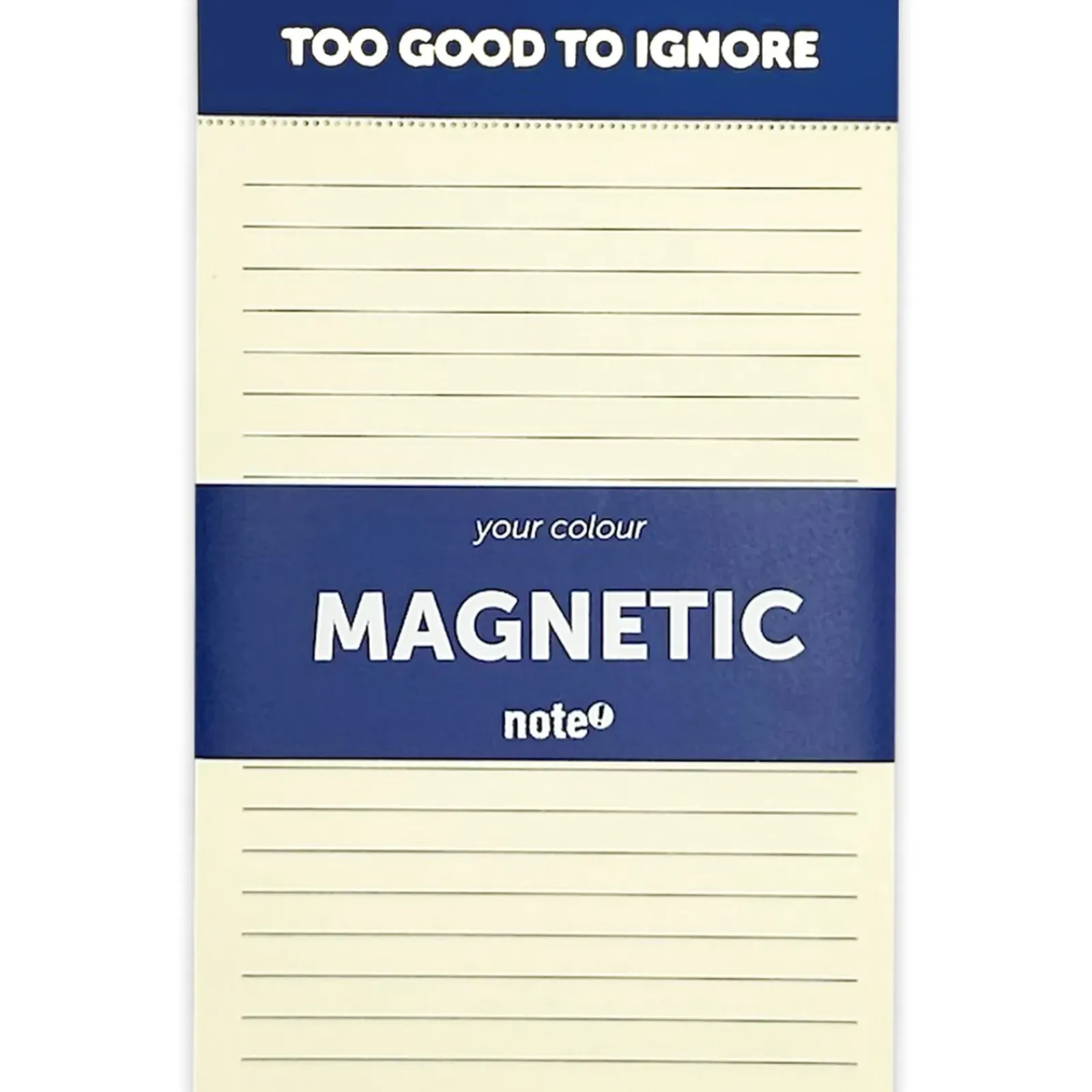 Note! Cadernos E Recargas > Bloco Notas Pautado 65 Folhas Your Colour Azul Note