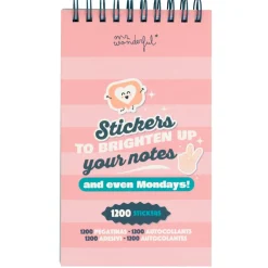 Mr. Wonderful Cadernos E Blocos > Bloco Stickers - To Brighten Up