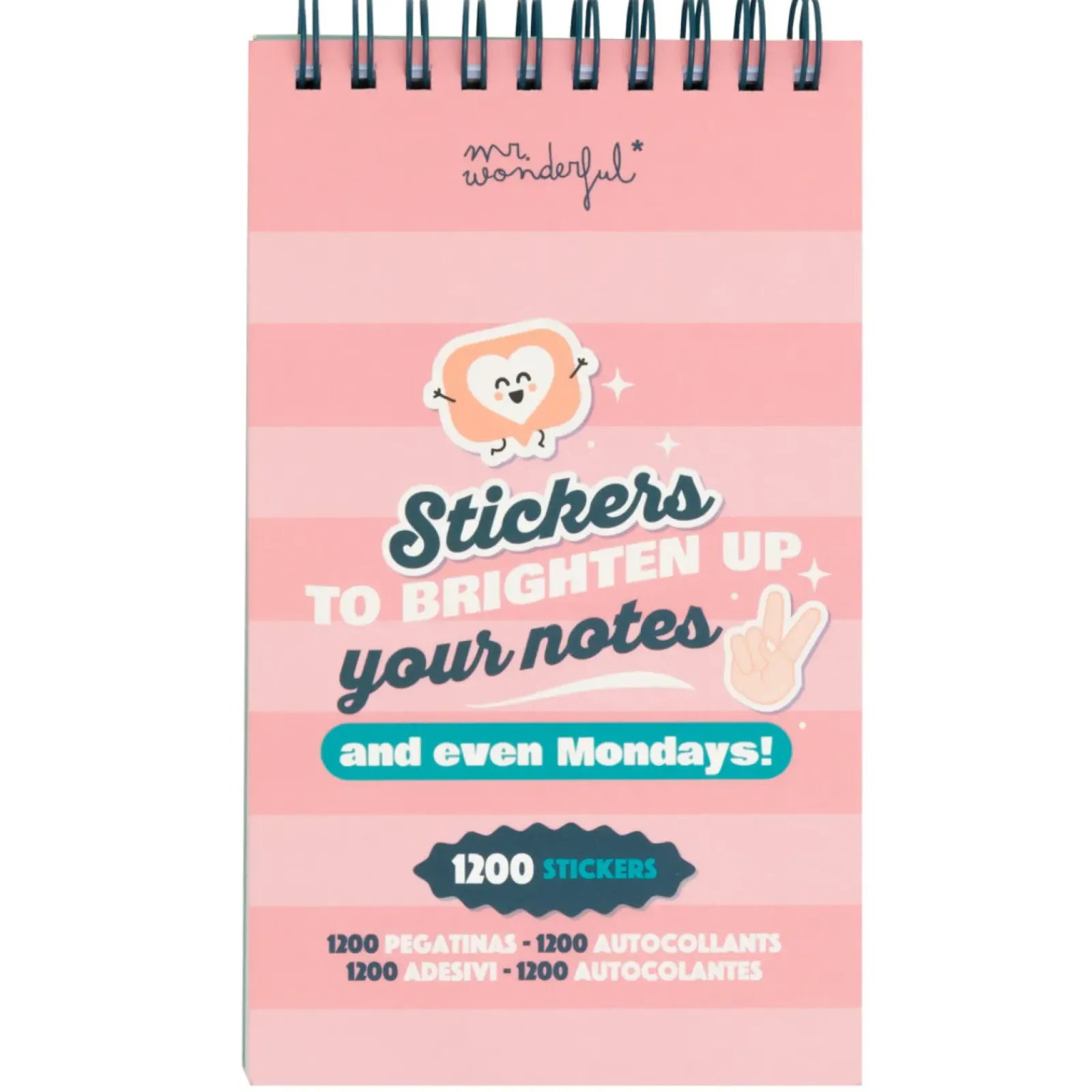 Mr. Wonderful Cadernos E Blocos > Bloco Stickers - To Brighten Up