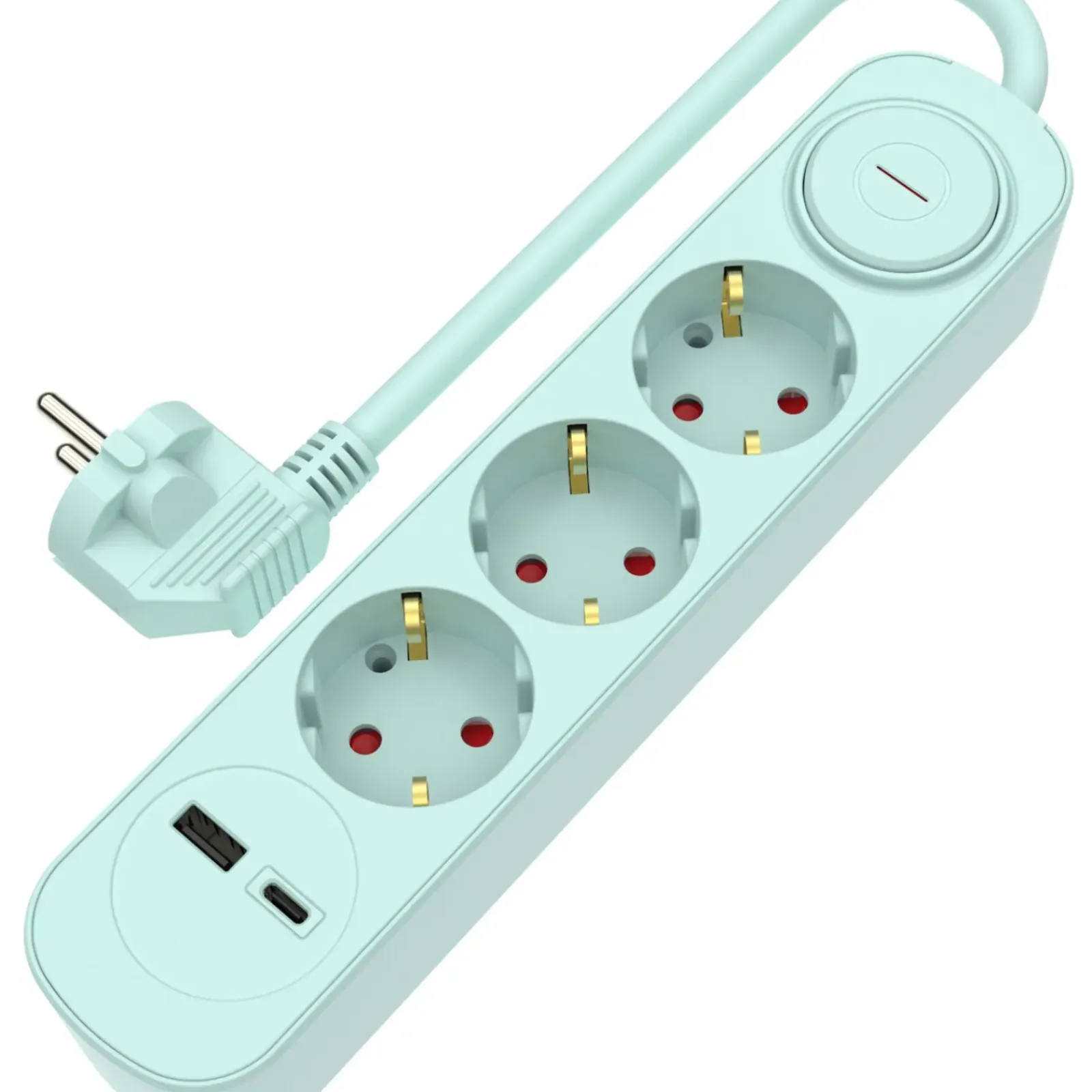 Marshmallow Bloco Verde 3Tom Com Int 1Usb 1,5M