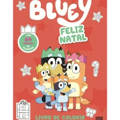 Booksmile Atividades > Bluey - Feliz Natal (Livro de Colorir)