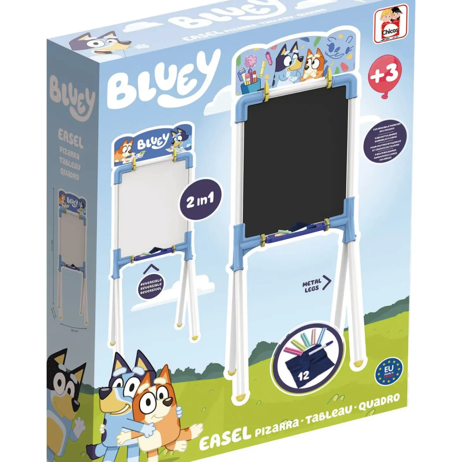 Bluey Colecionáveis > Quadro 2 Em 1
