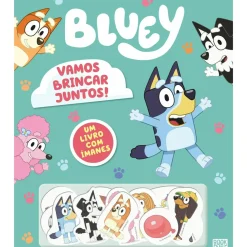 Booksmile Atividades > Bluey - Vamos Brincar Juntos : um Livro com Imanes