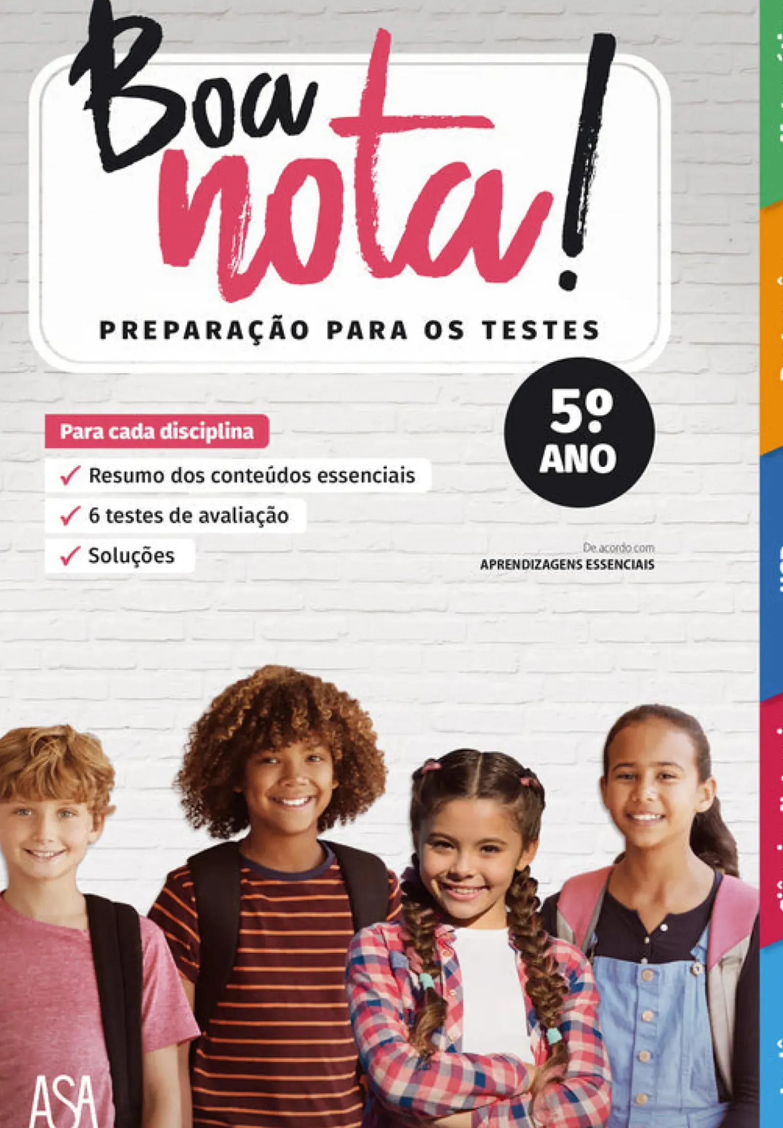 Edições Asa 2º Ciclo > Boa Nota! Preparação para os Testes - 5.º Ano