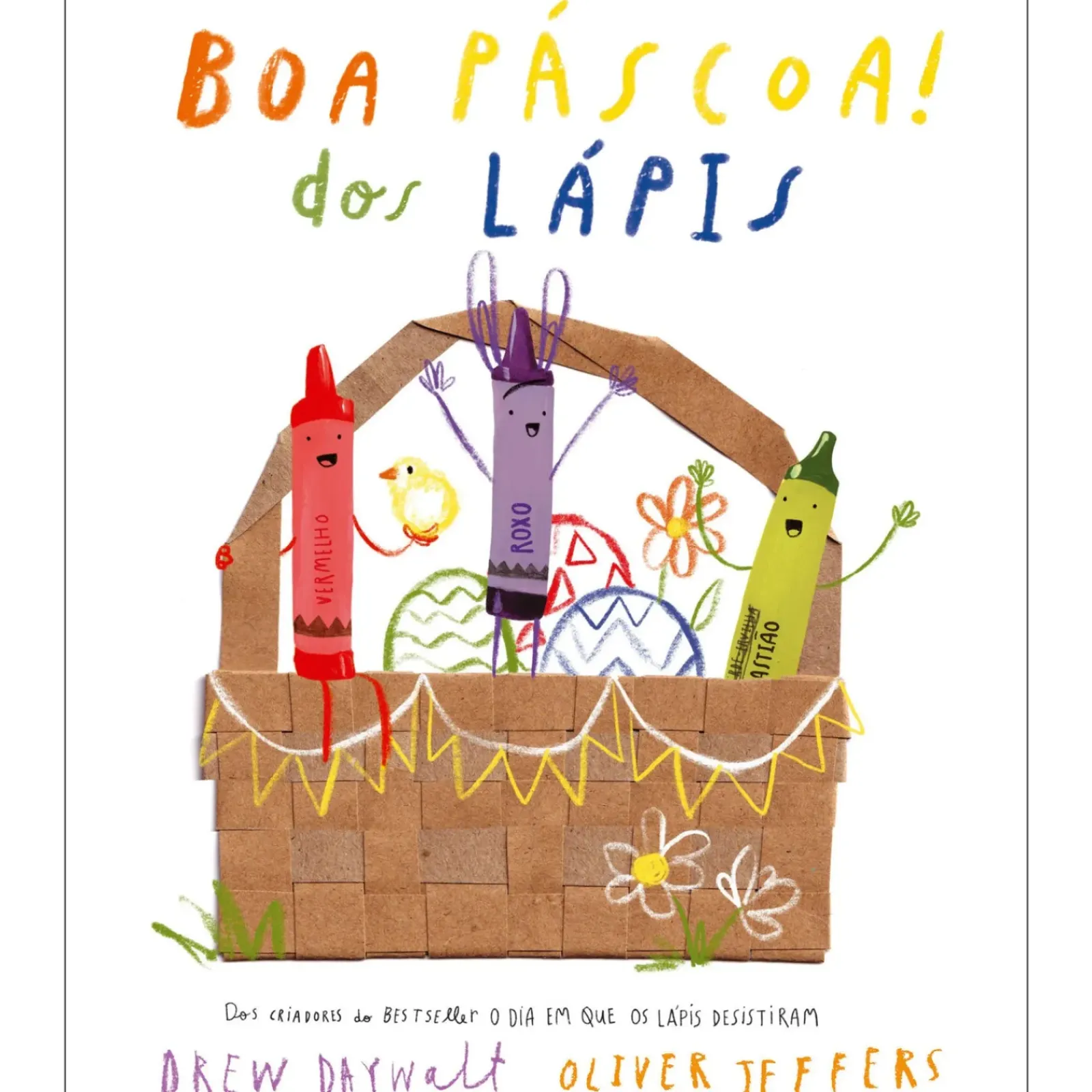 Nuvem De Letras Boa Páscoa! dos Lápis de Drew Daywalt