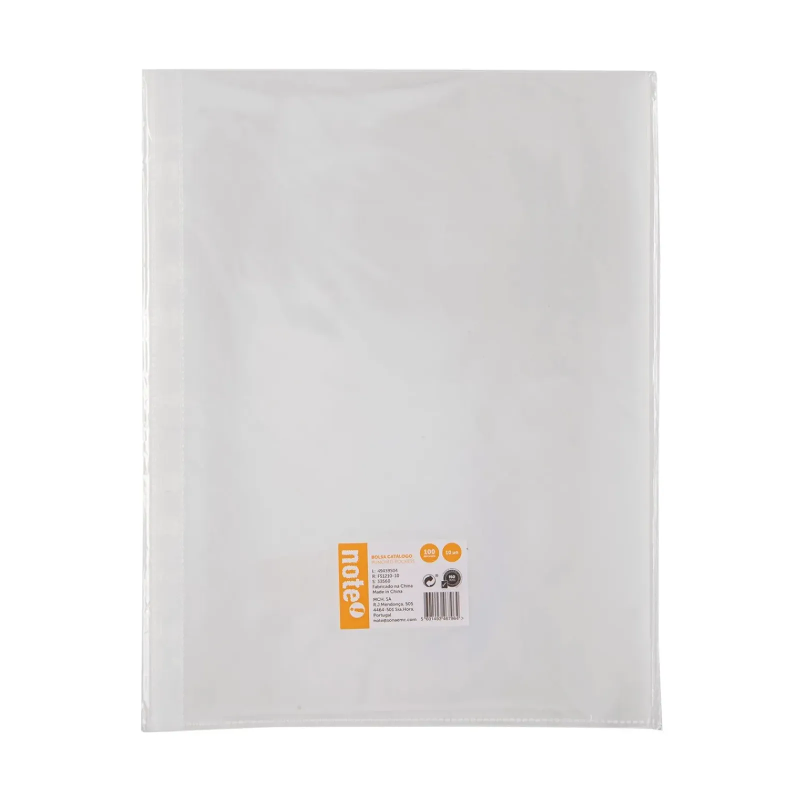 New Note! Bolsa Catálogo Transparente