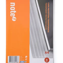 Note! Capas E Classificadores > Bolsa Encadernacao Transparente A4 6 Unidades
