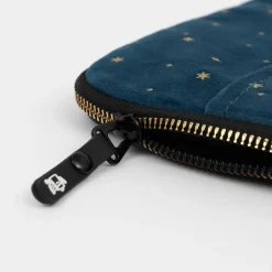 Online Mr. Wonderful Bolsa Para Pc - Glam&Glow Velvet Blue