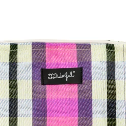 Mr. Wonderful Bolsas E Necessaires > Bolsa Praia - Roxo, Branco E Preto