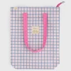Mr. Wonderful Bolsas E Necessaires > Bolsa Quadrados Azul Rosa - Hello Sunshine