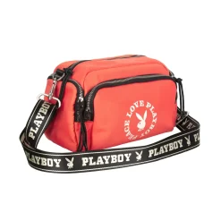 Clearance Playboy Bolsa Tiracolo Peace&Love Red