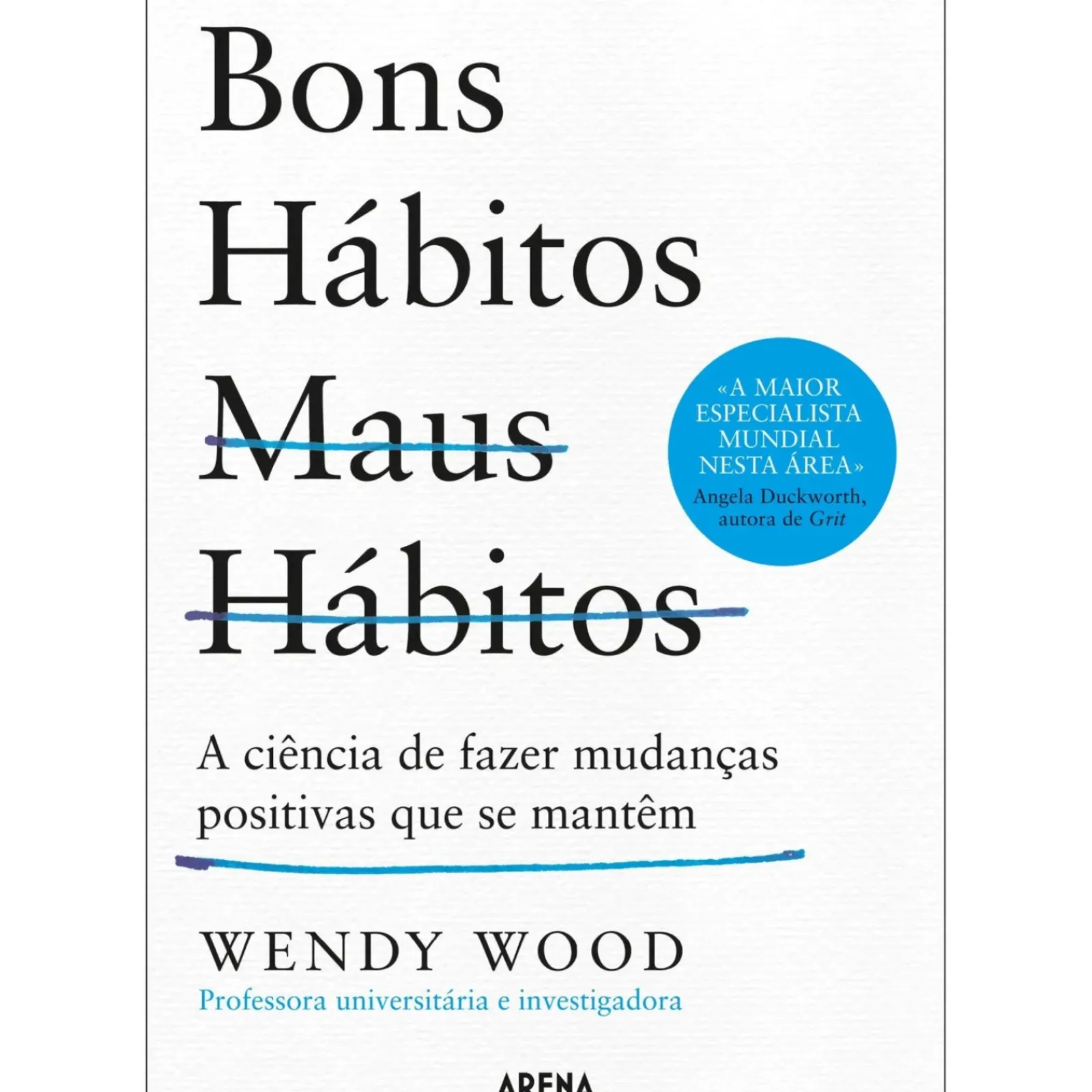 New Arena Bons Hábitos, Maus Hábitos de Wendy Wood - A Ciência de Fazer Mudanças Positivas que Se Mantêm