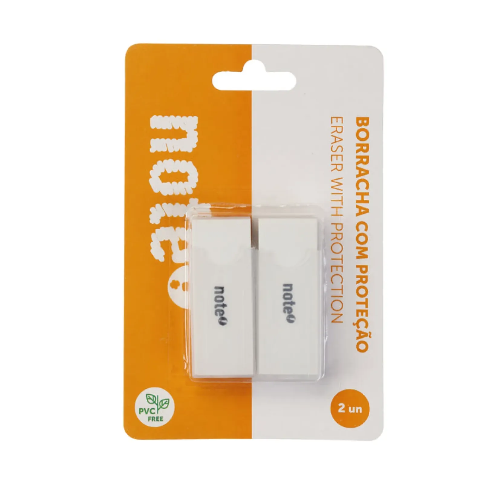 Note! Borrachas E Corretores > Borracha Branca com Protecção 2 unidades