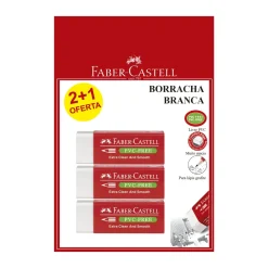 Faber Castell Borrachas E Corretores > Borracha Branca 3 unidades