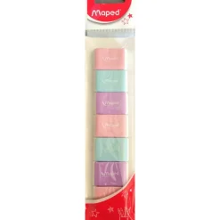 Outlet Maped Borracha Cores Pastel