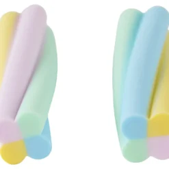 Hot Sem Marca Borracha Goma Marshmallow Pastel 2 Unidades