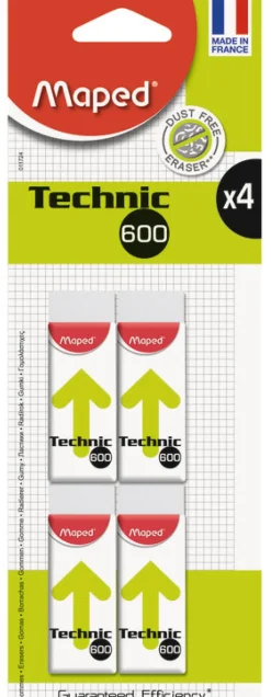 Maped Borrachas E Corretores > Borracha Technic 4 unidades