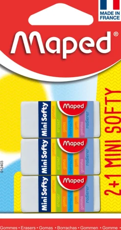 Maped Borrachas E Corretores > Borracha Mini Softy 3 unidades