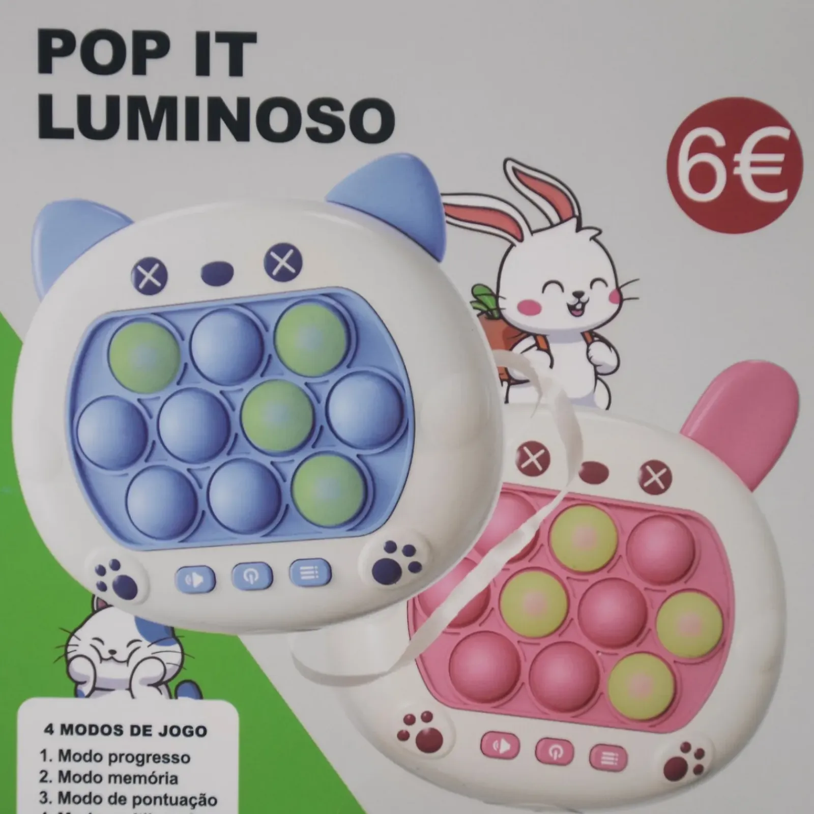 Sale Onetop Brinquedo Popit Luminoso