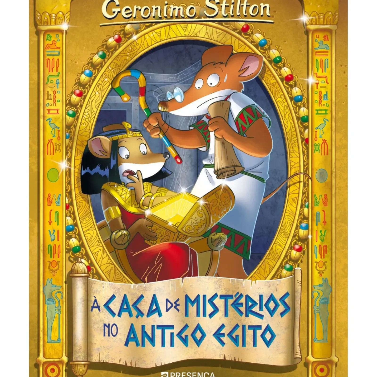 Presença Coleções Juvenis > À Caça de Mistérios no Antigo Egito de Geronimo Stilton