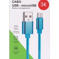 Clearance Wesdar Cabo de Dado Micro USB Telemóvel 120cm