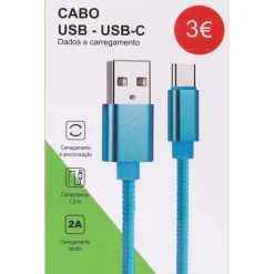 Best Wesdar Cabo de Dado Type-C Telemóvel 120cm