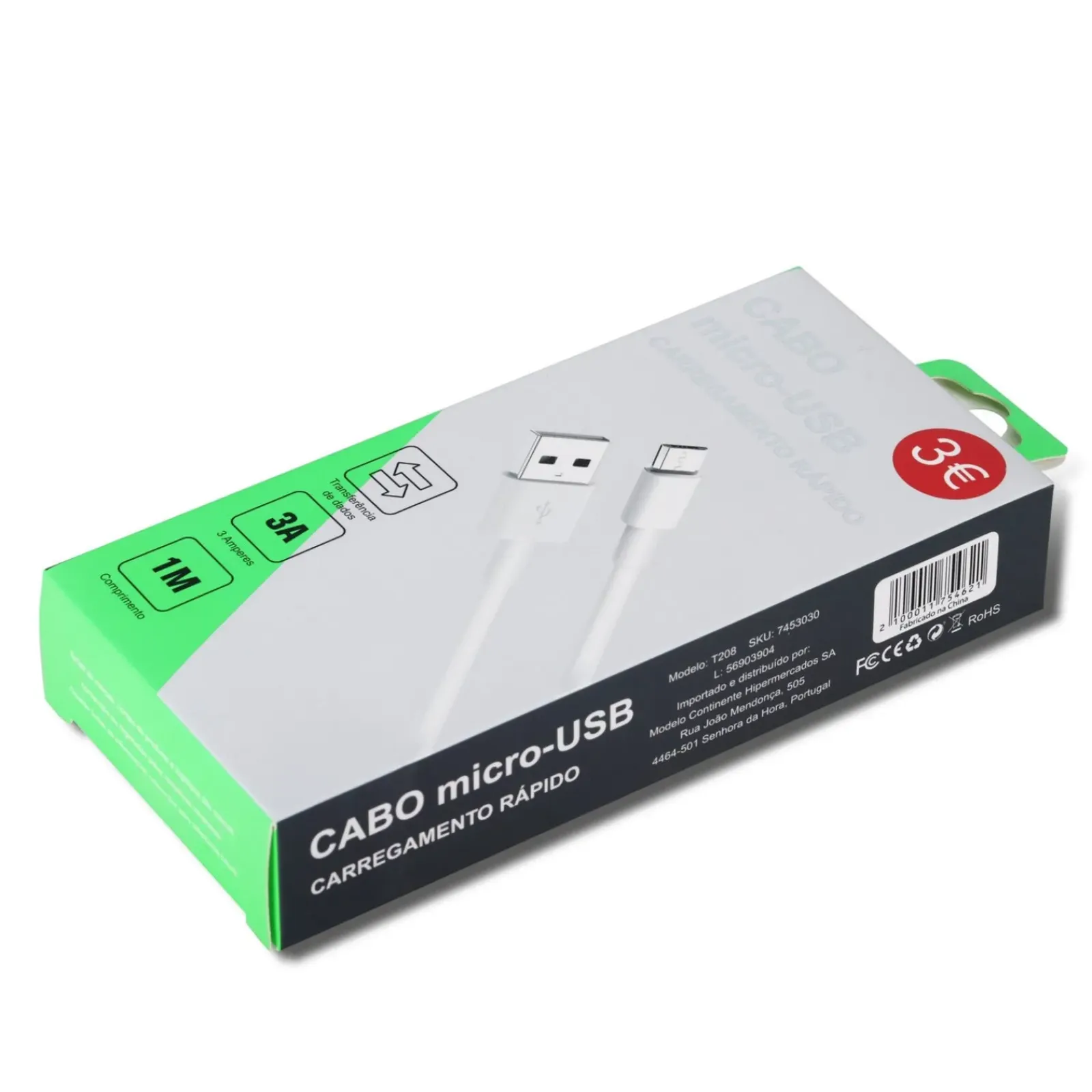 Wesdar Eletrónica > Cabo Micro USB