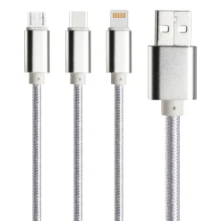 Wesdar Eletrónica > Cabo USB Universal 3 Em 1 Inspiration