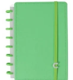 Caderno Inteligente Cadernos E Recargas|Cadernos De Disco > Caderno A5 All Green