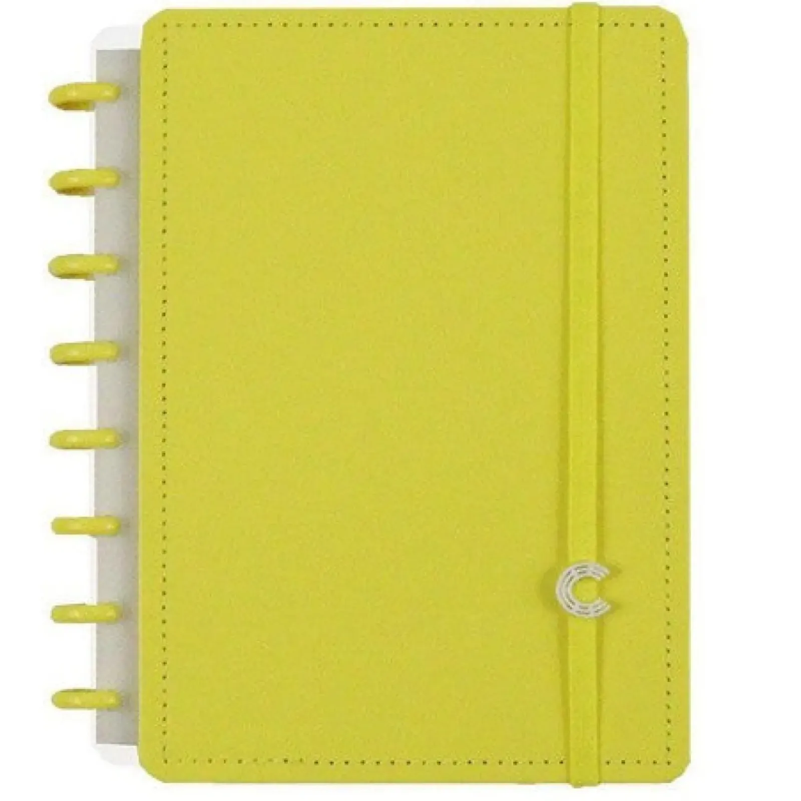 Caderno Inteligente Cadernos E Recargas|Cadernos De Disco > Caderno A5 All Yellow